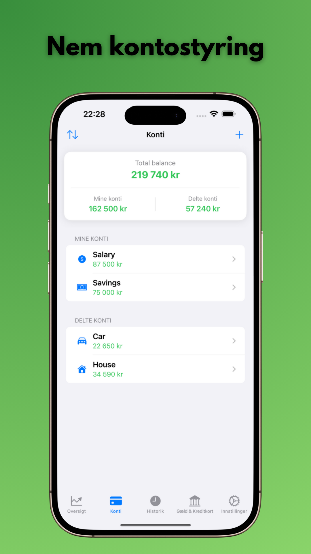 App skærmbillede 2