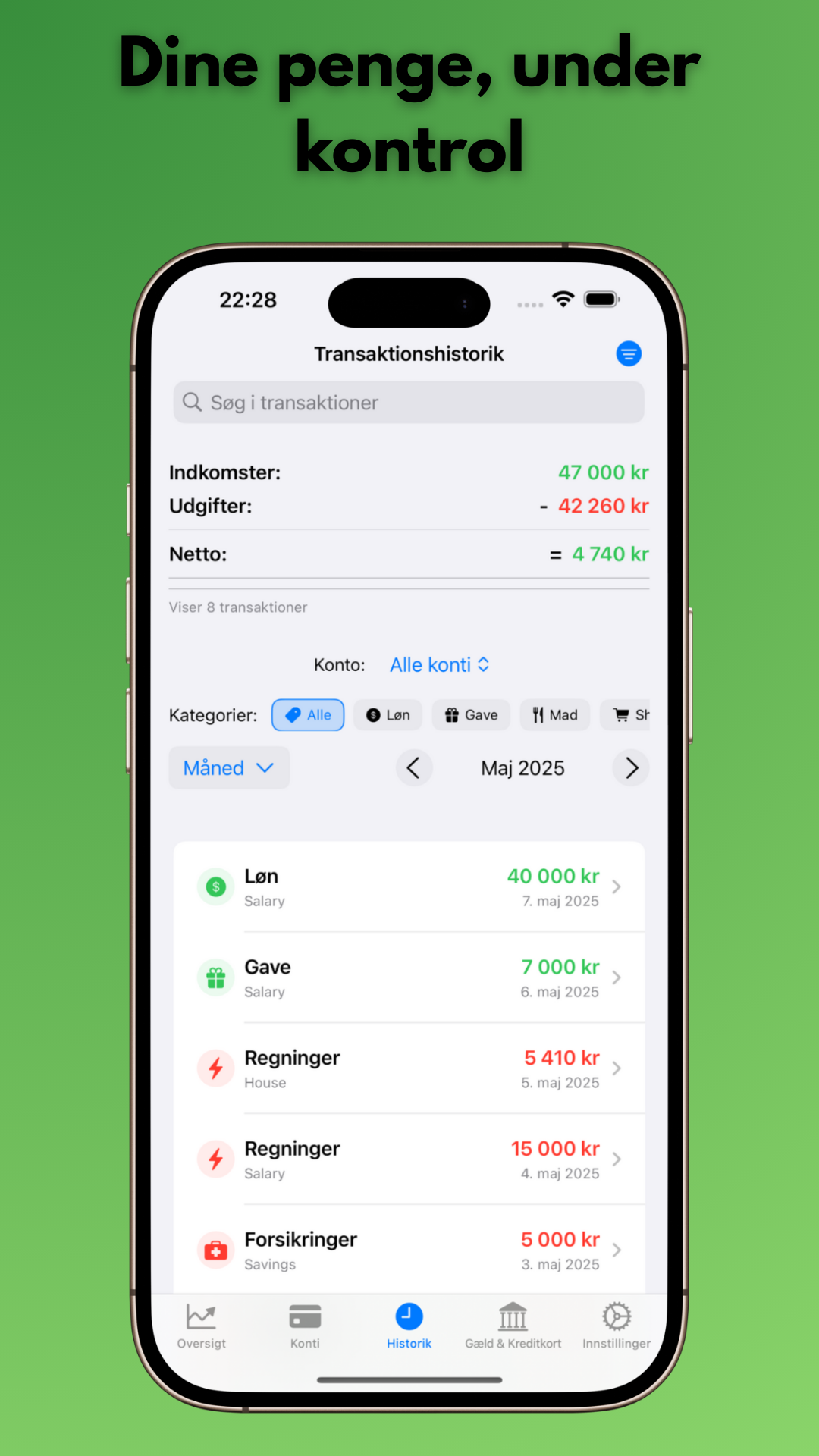 App skærmbillede 3