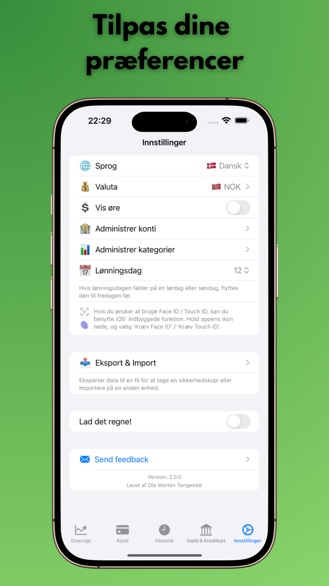App skærmbillede 5