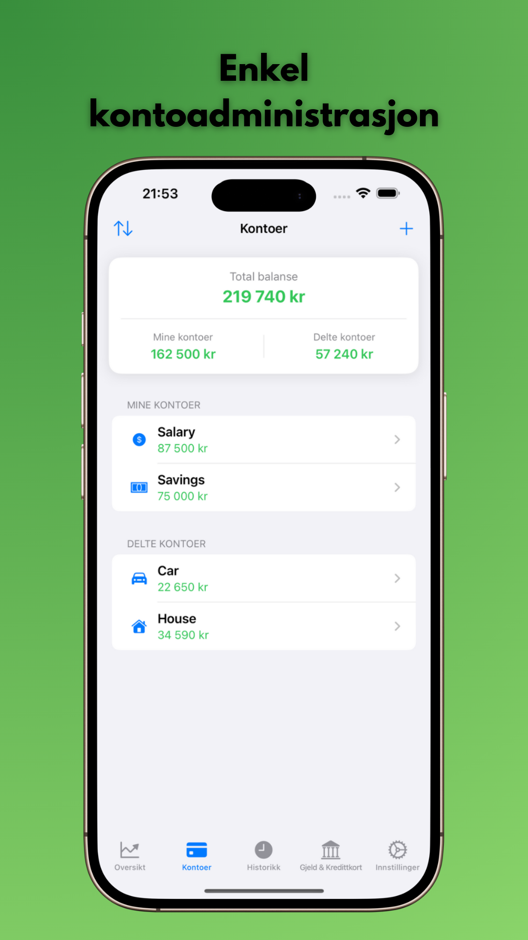 App skjermbilde 2