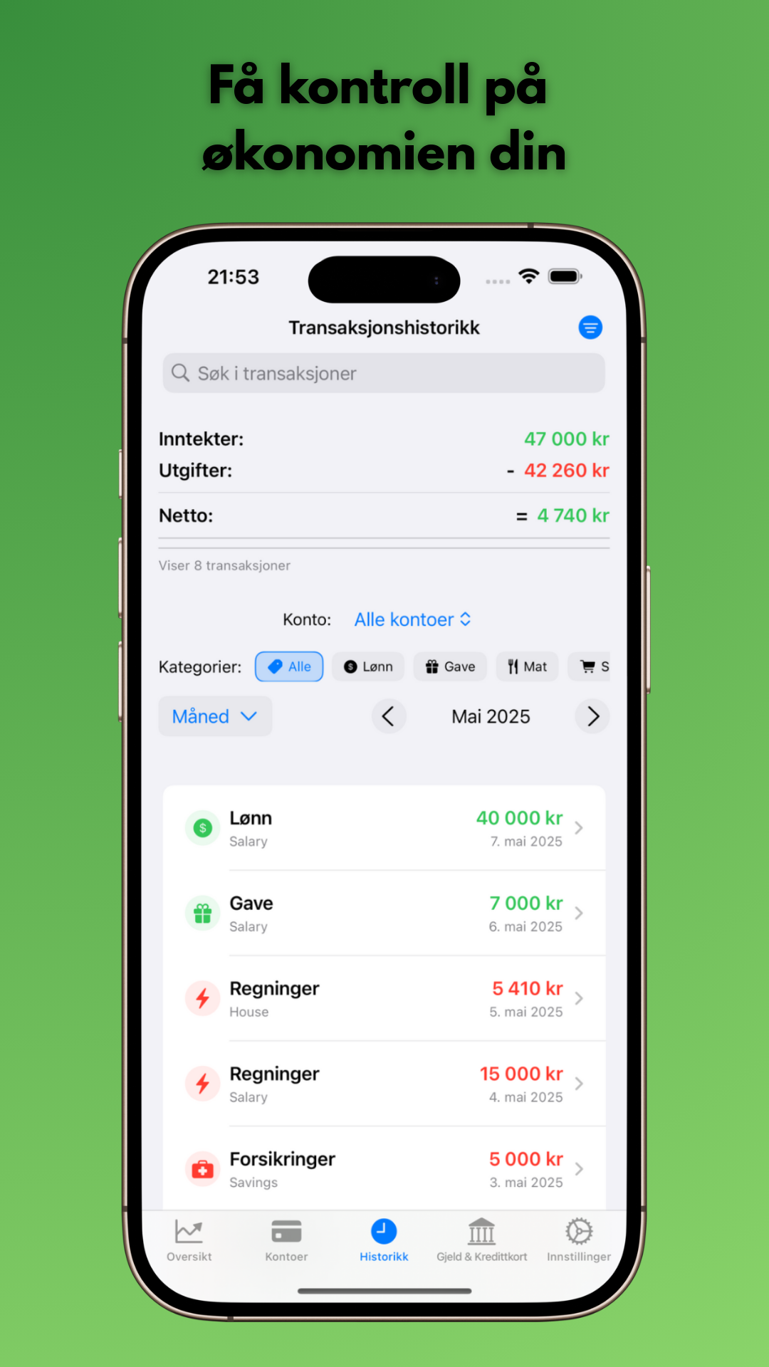 App skjermbilde 3