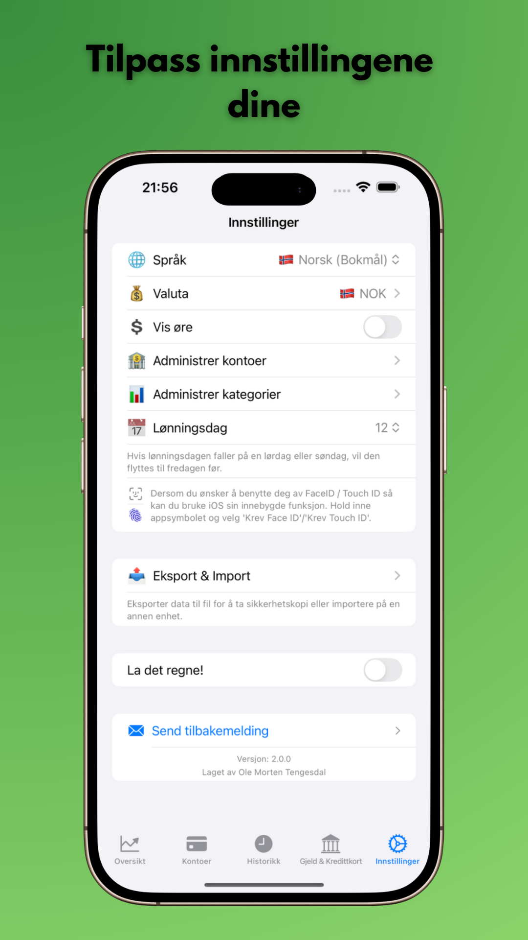 App skjermbilde 5
